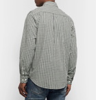 Norse Projects - Osvald Button-Down Collar Gingham Cotton and Linen-Blend Shirt - Navy