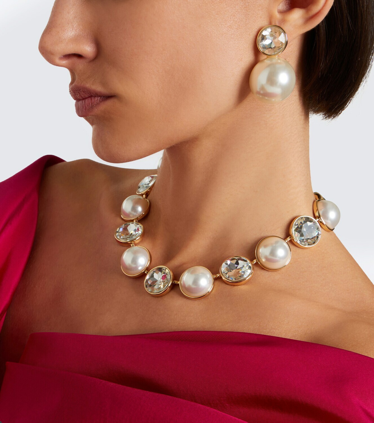 Carolina Herrera Crystal-embellished earrings