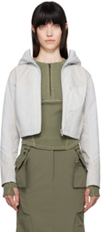 HYEIN SEO Beige Dyed Crop Jacket