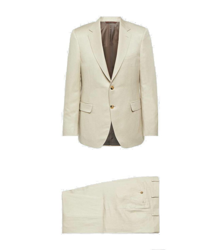 Photo: Canali Linen and silk suit