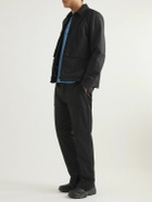 SAIF UD DEEN - Panelled Cotton-Blend Canvas Jacket - Black