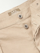 A.P.C. - Booster Straight-Leg Cotton-Twill Cargo Trousers - Neutrals