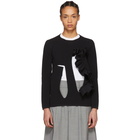 Comme des Garcons Black Cutout Sweater