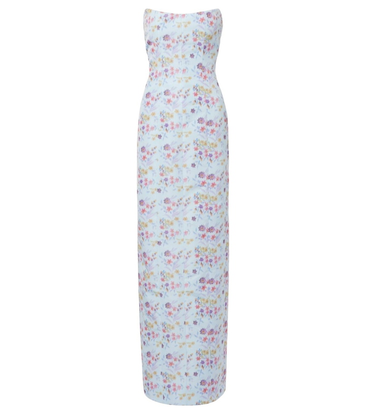 Photo: Markarian Odessa floral ikat corset gown