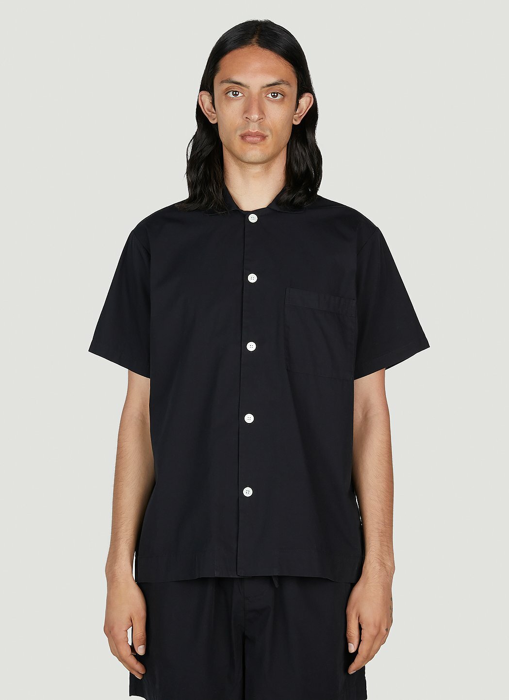 Tekla Classic Short Sleeve Pyjama Shirt