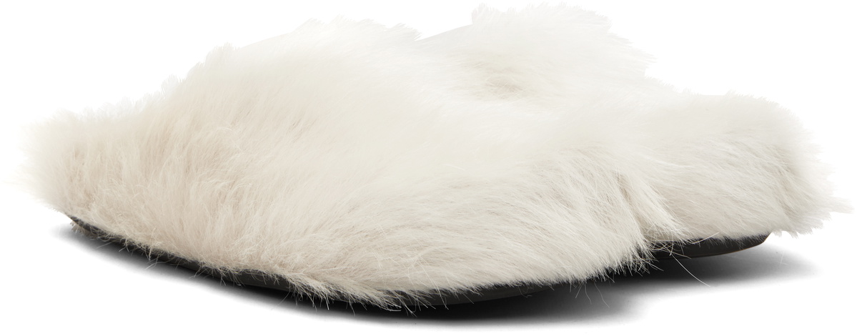 Marni Off-White Fussbett Sabot Loafers