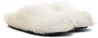 Marni Off-White Fussbett Sabot Loafers