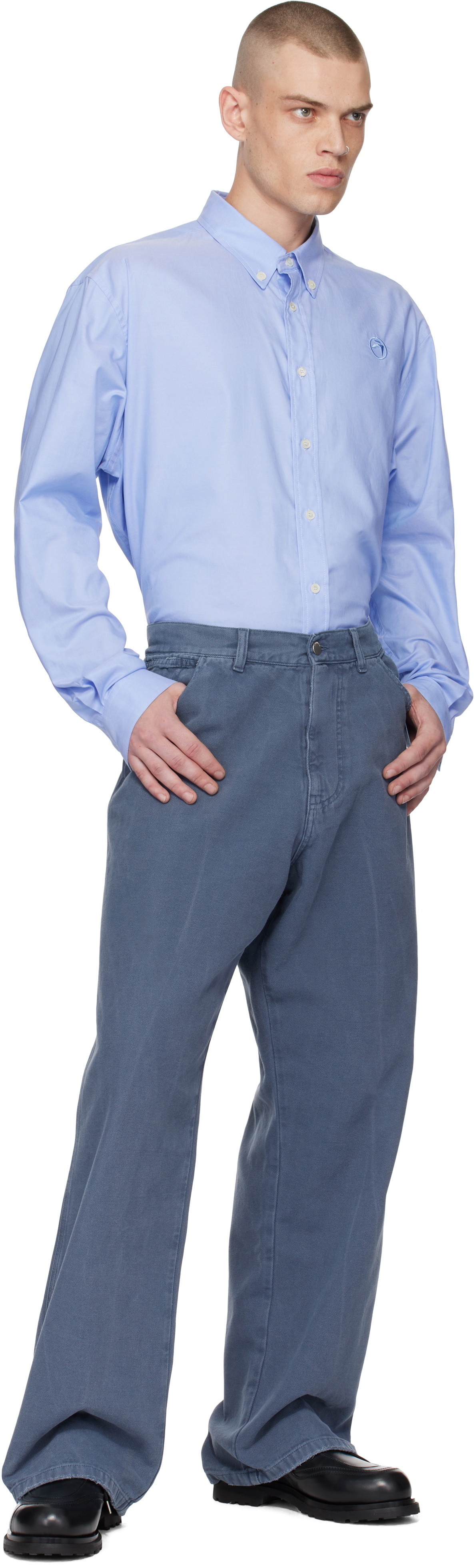 AMBUSH Blue Worker Trousers