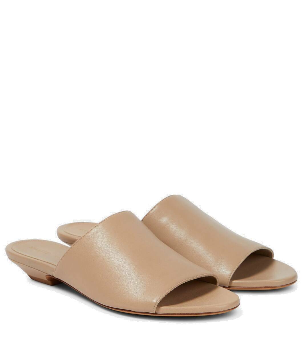Khaite Venice leather slides Khaite Khaite Venice leather slides Khaite