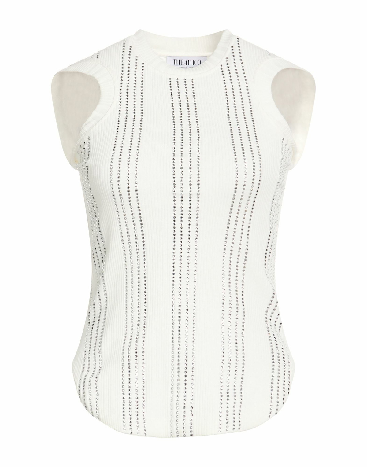 The Attico Womens Top Ivory