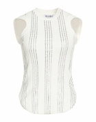 The Attico Womens Top Ivory
