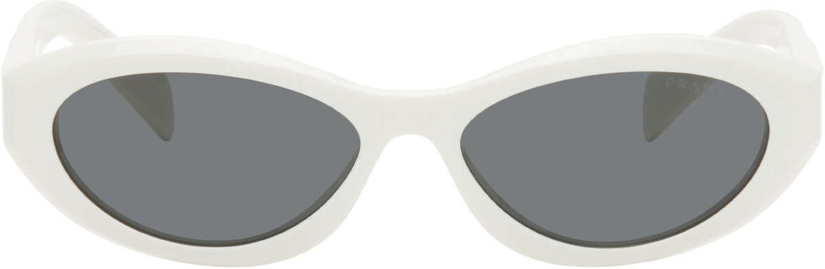 Prada Eyewear White Symbole Sunglasses Prada