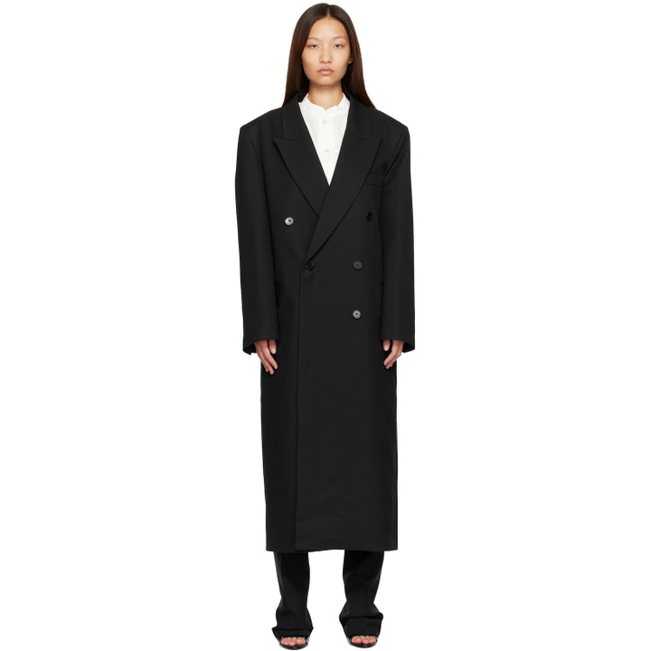 Photo: The Frankie Shop Black Jane Long Coat