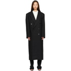 The Frankie Shop Black Jane Long Coat