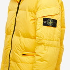 Stone Island Men's Crinkle Reps Down Jacket in Yellow