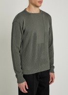 Rick Owens Ribbed Wool Jumper Brown