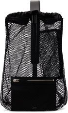 TOM FORD Black Mesh Line Sling Backpack