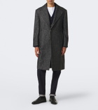 Brunello Cucinelli Herringbone wool and alpaca-blend coat