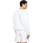 Casablanca White 'Casa Way' Crew Neck Sweatshirt