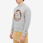 ICECREAM Men's Milkshake Crew Sweat in Heather Grey