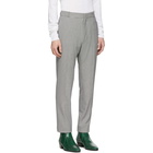 Balmain Black and White Houndstooth Tailored Fit Trousers