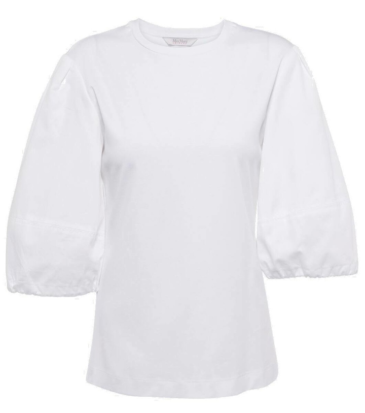 Photo: Max Mara Leisure Tebaide puff-sleeve top