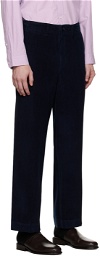 POTTERY Navy Wide Trousers
