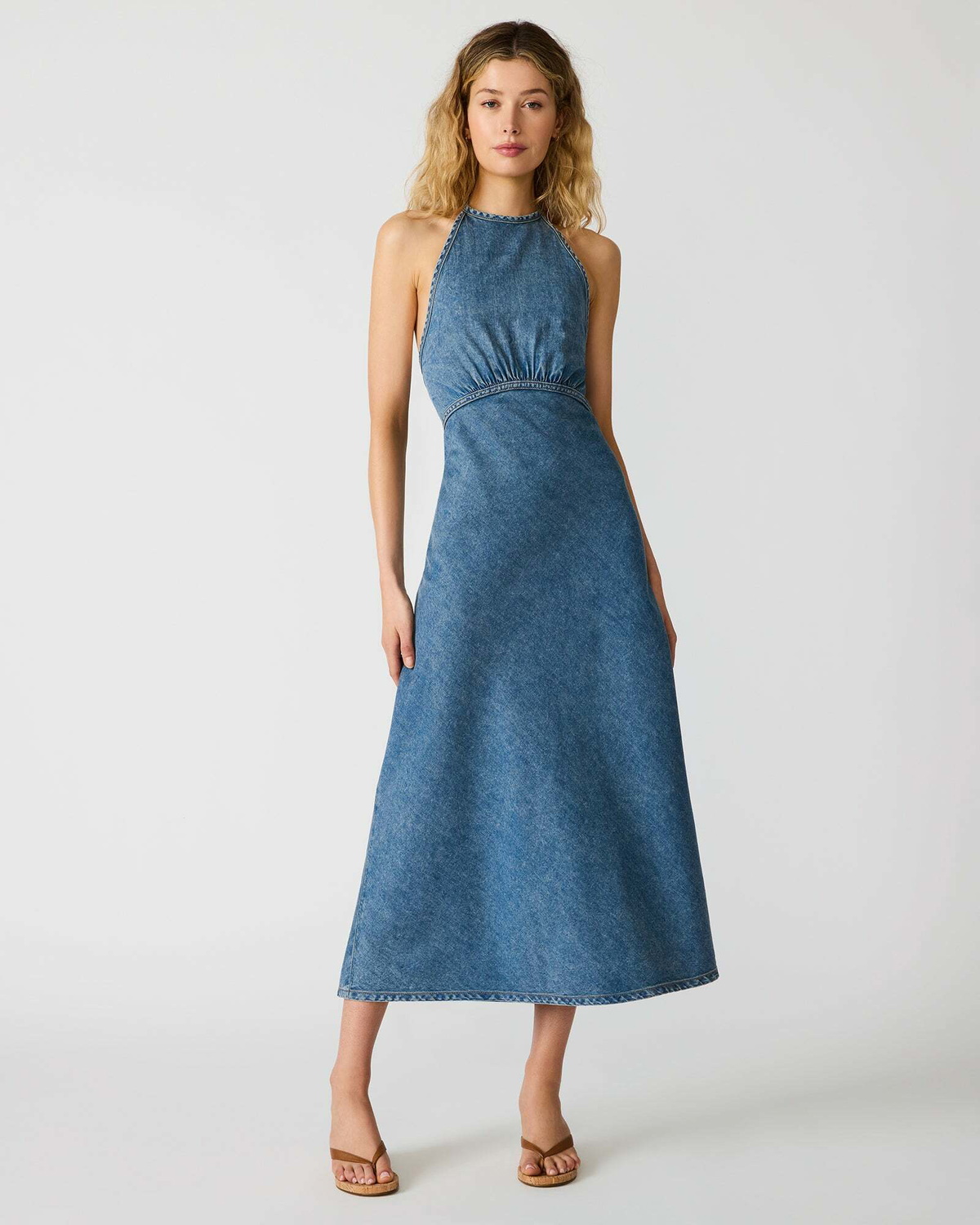 Steve Madden Vilma Dress in Denim