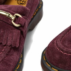 Dr. Martens Men's Snaffle Loafer in Plum Desert Oasis Suede