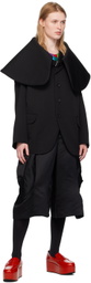 Black Comme des Garçons Black Wide-Leg Shorts