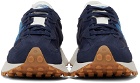 New Balance Navy & Blue 327 V1 Low Sneakers