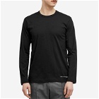 Comme des Garçons SHIRT Men's Long Sleeve Logo T-Shirt in Black
