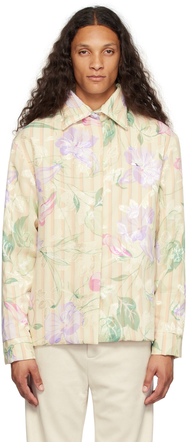 young n sang Multicolor Floral Shirt