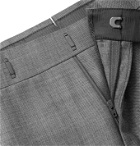 TOM FORD - Slim-Fit Super 110s Sharkskin Wool Suit Trousers - Gray