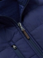 RLX Ralph Lauren - Panelled Jersey and Padded Ripstop Jacket - Blue