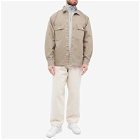 Adidas Men's 3 Stripe Half-Zip Sweat in Medium Grey Heather/White