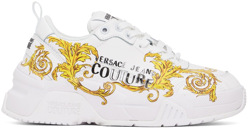 Versace Jeans Couture White Stargaze Sneakers Versace