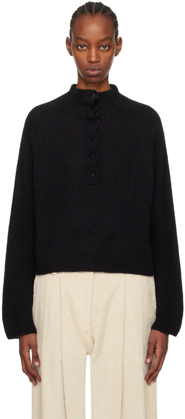 Cordera Black Cropped Polo
