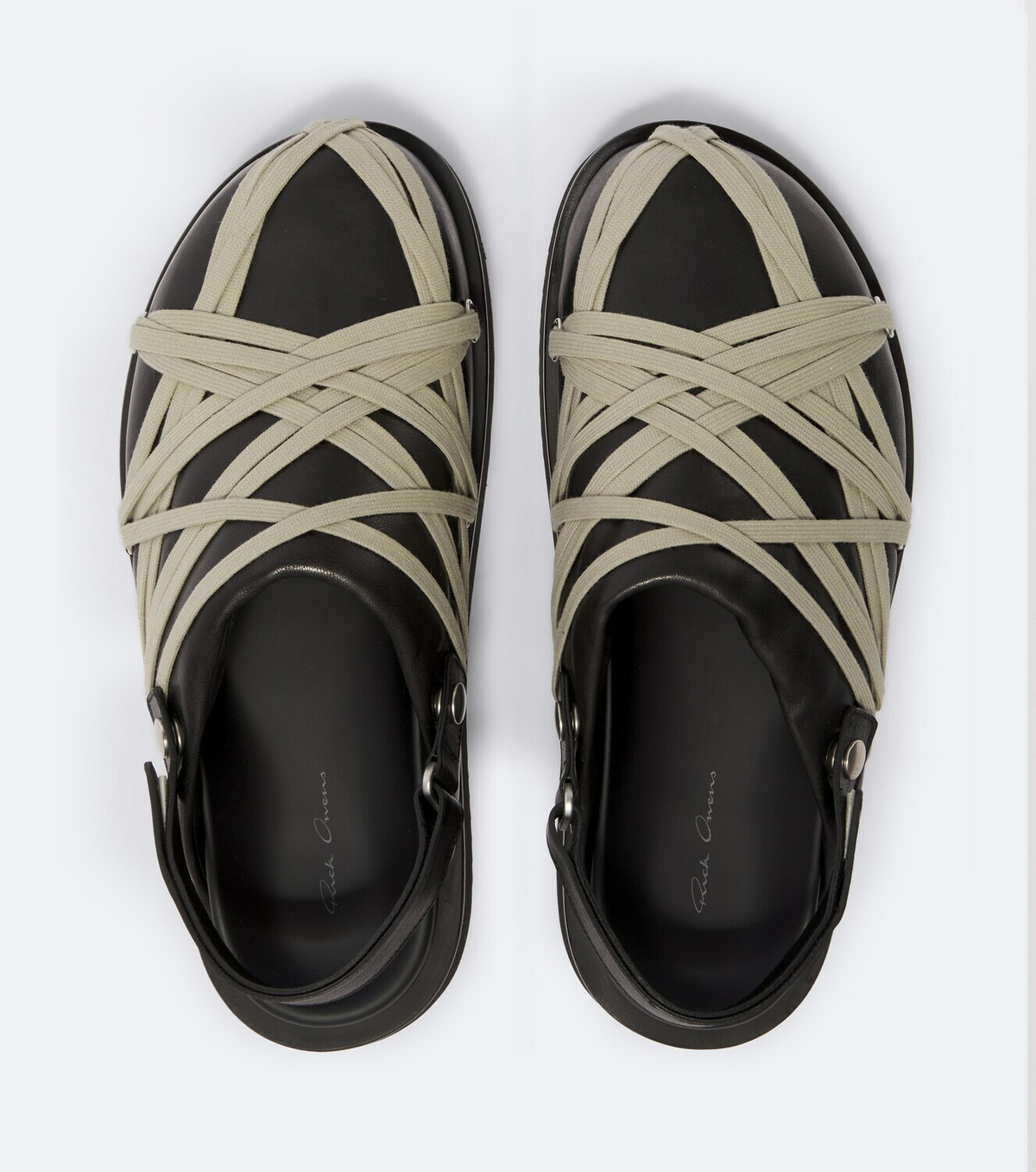 Rick Owens Megalace leather mules