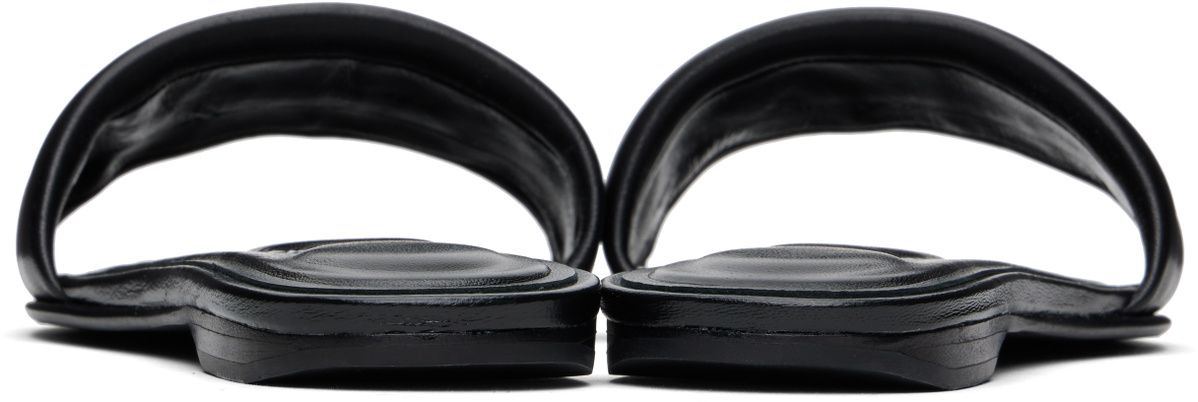 Alexander Wang Black Vy Pool Slides