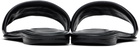 Alexander Wang Black Vy Pool Slides