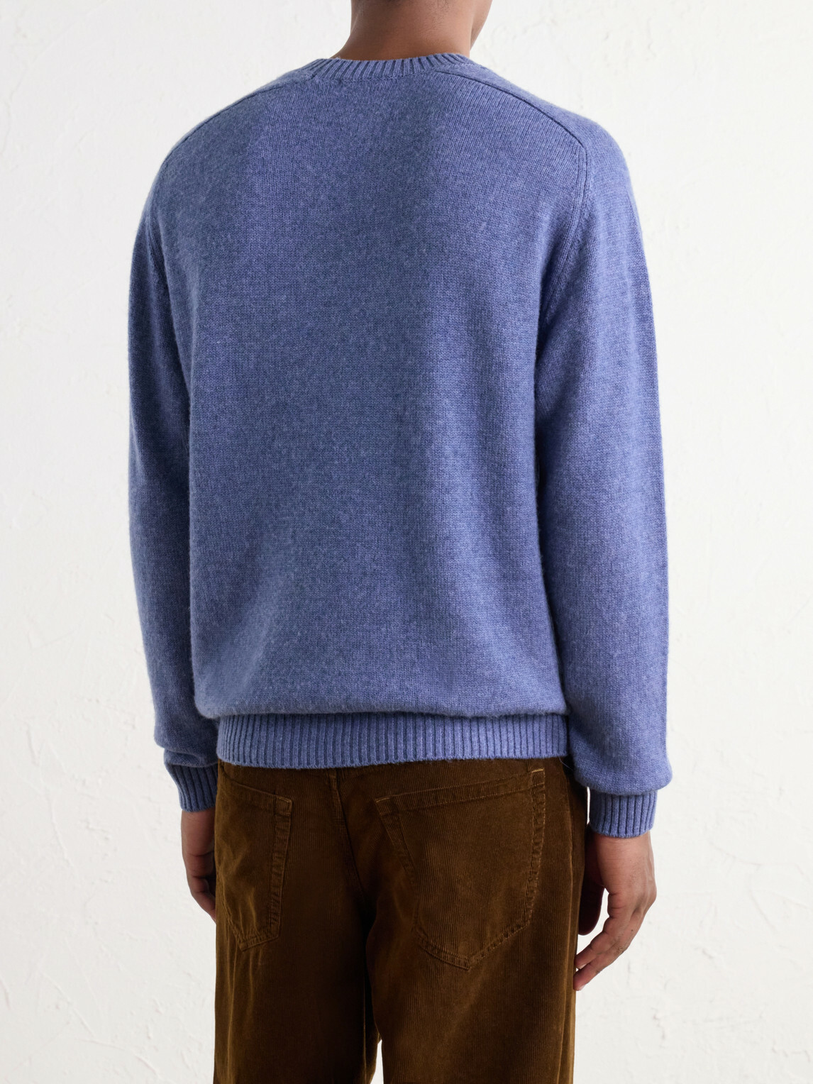 Boglioli - Virgin Wool and Cashmere-Blend Sweater - Blue