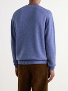 Boglioli - Virgin Wool and Cashmere-Blend Sweater - Blue