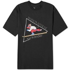 And Wander Men's x Maison Kitsuné Skiing Fox T-Shirt in Black