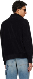 Courrèges Black Spongy Track Jacket