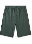 Rag & Bone - Straight-Leg Cotton-Blend Terry Shorts - Green