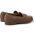 Edward Green - Suede Penny Loafers - Brown