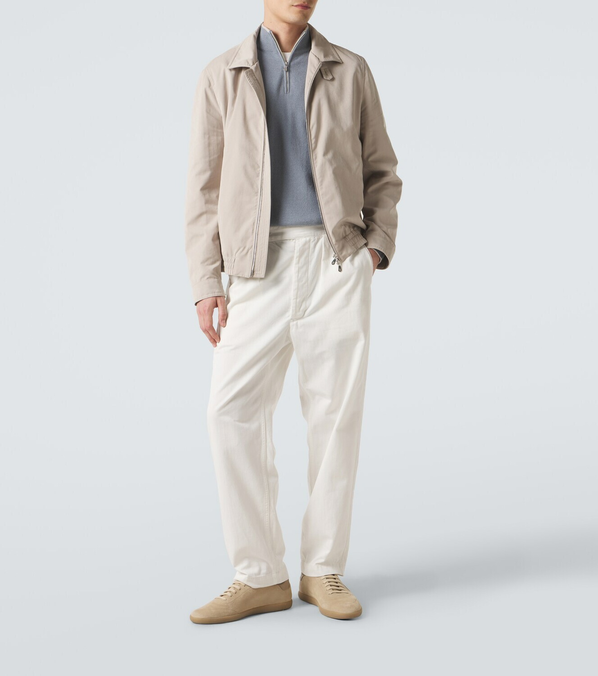 Eleventy Cashmere half-zip sweater