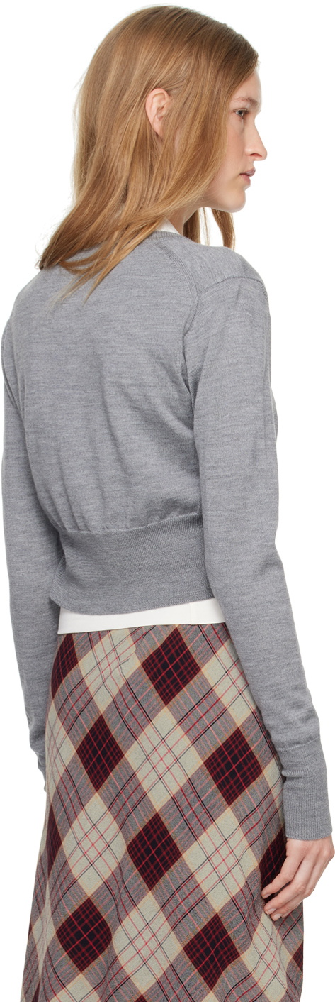 Vivienne Westwood Gray Bea Cardigan Vivienne Westwood