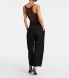 Isabel Marant Janice high-rise wool cropped pants